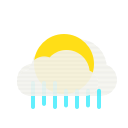 Mäßiger Regen